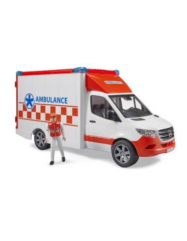 GIOCHI BOY: vendita online AMBULANZA MERCEDES SPRINTER CON AUTISTA 2536 BRUDER SPIELWAREN in offerta