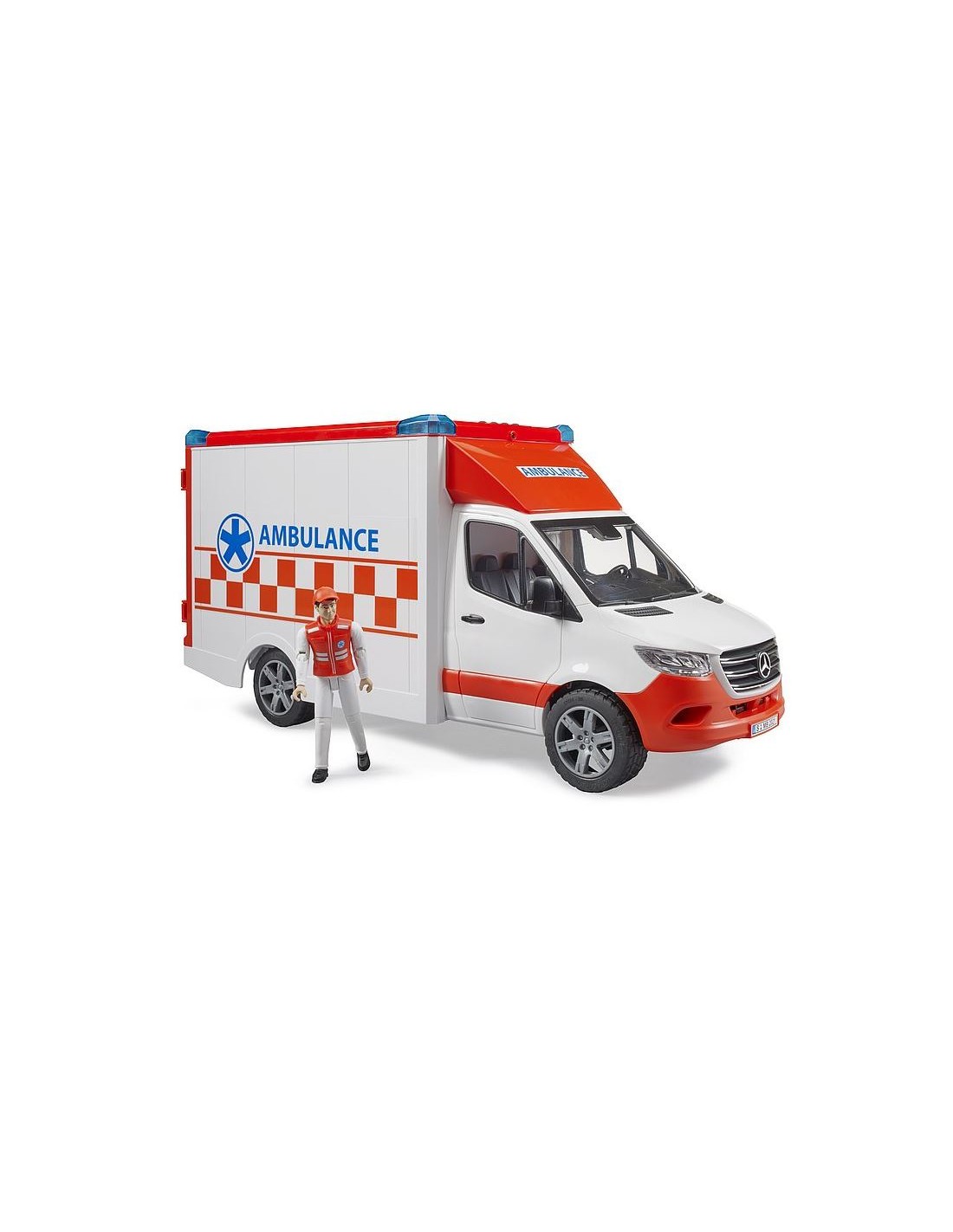 GIOCHI BOY: vendita online AMBULANZA MERCEDES SPRINTER CON AUTISTA 2536 BRUDER SPIELWAREN in offerta