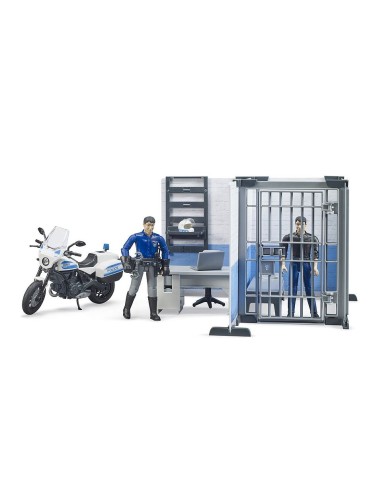 GIOCHI BOY: vendita online PLAYSET 62732 STAZIONE POLIZIA CON MOTO in offerta