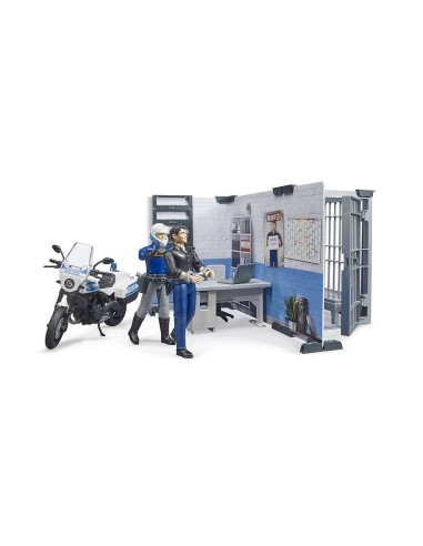 GIOCHI BOY: vendita online PLAYSET 62732 STAZIONE POLIZIA CON MOTO in offerta