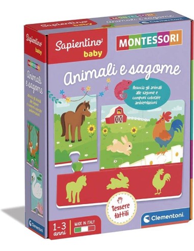 INFANZIA: vendita online SAPIENTINO BABY ANIMALI E SAGOME 16408 in offerta