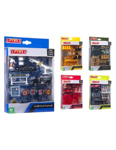 GIOCHI BOY: vendita online SET 2 VEICOLI 41036 DIE CAST CON ACCESSORI in offerta