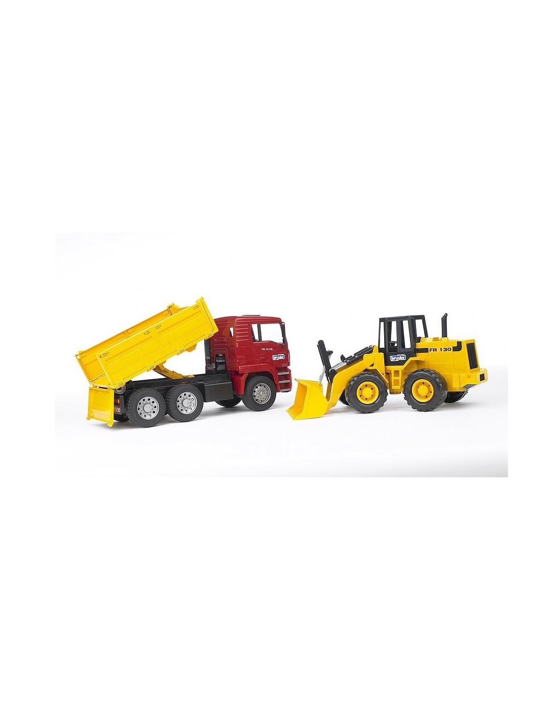 GIOCHI BOY: vendita online MAN CAMION CON ESCAVATORE 02752 BRUDER SPIELWAREN in offerta