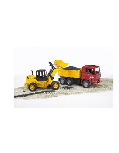 GIOCHI BOY: vendita online MAN CAMION CON ESCAVATORE 02752 BRUDER SPIELWAREN in offerta