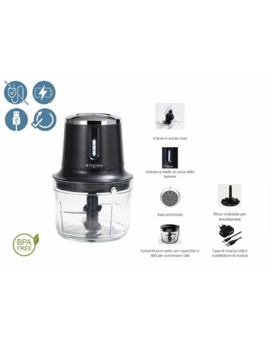 FRULLATORI E TRITATUTTO: vendita online TRITATUTTO SENZA FILI 200W AVANTSPACE in offerta