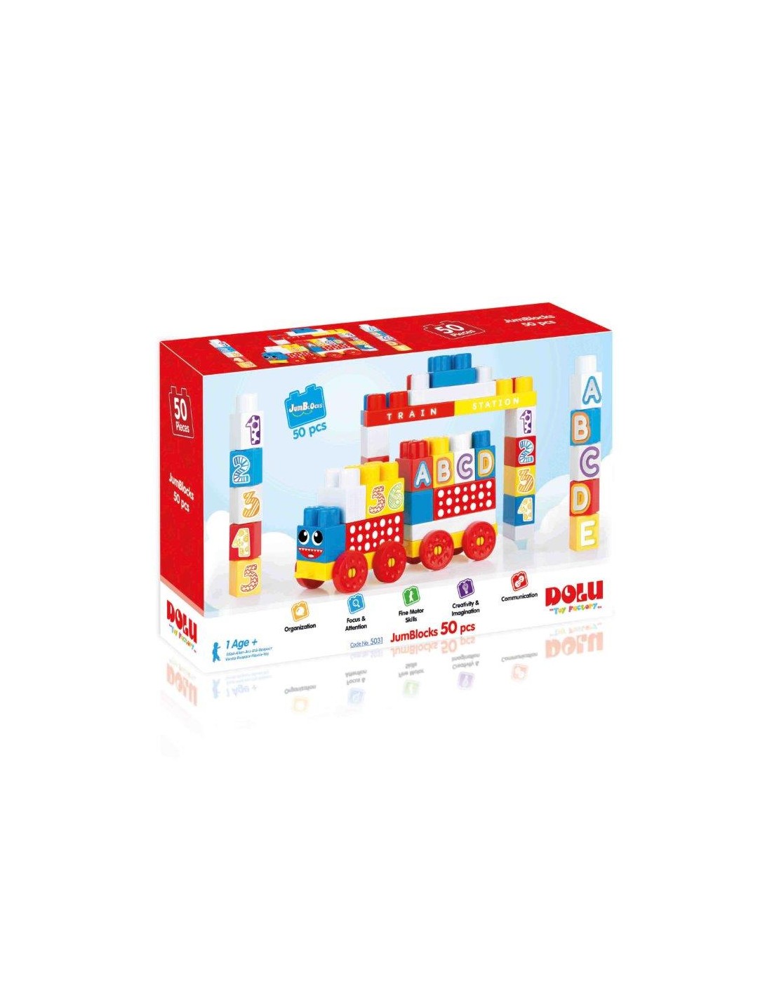 PRESCOLARI: vendita online TRENO 05031 CON COSTRUZIONI 50PZ in offerta