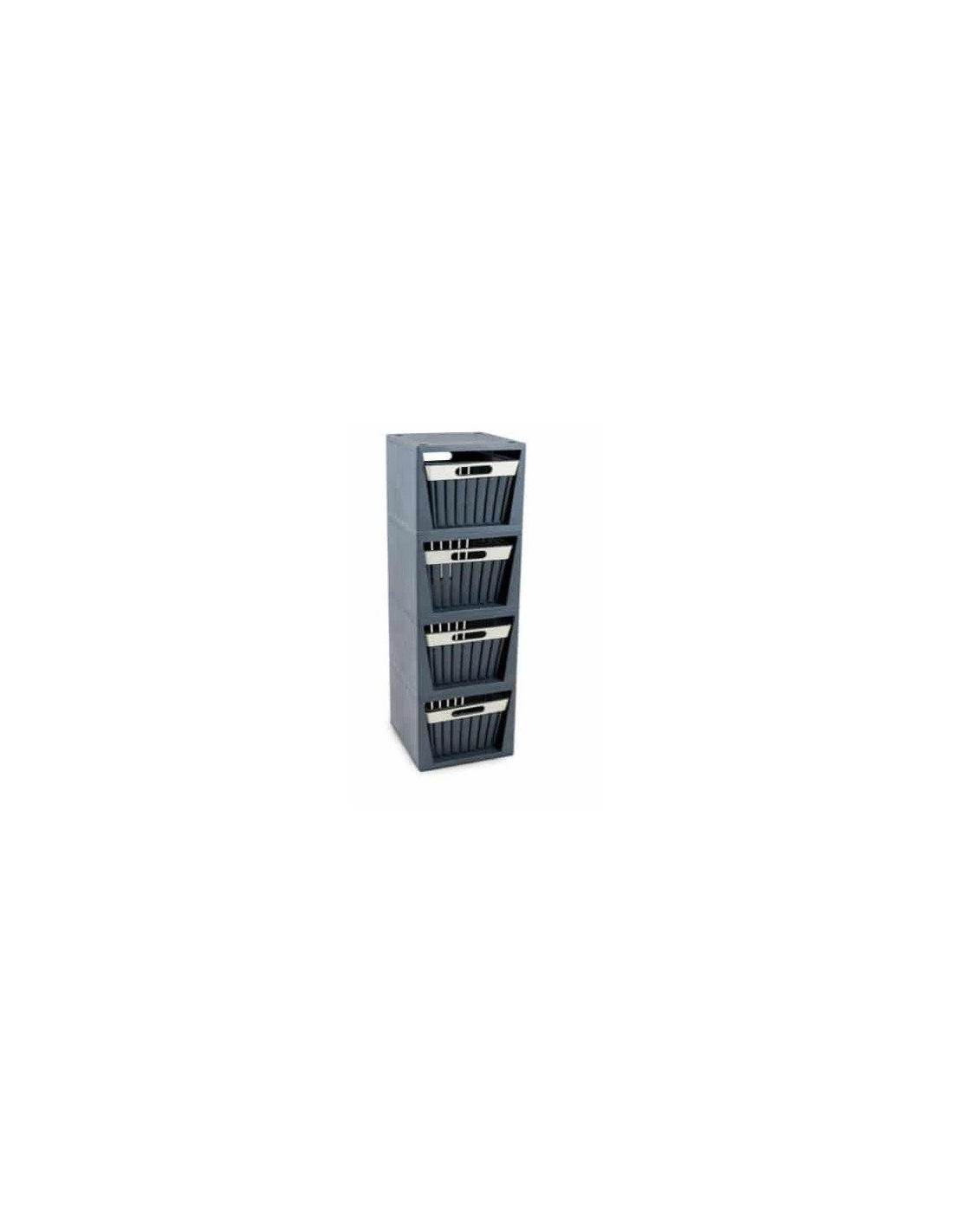 CASSETTIERE: vendita online CASSETTIERA DOGA ANTRACITE 4 CASSETTI in offerta