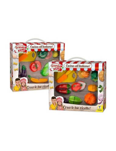 PRESCOLARI: vendita online GRANDE CHEF 65534 SET FRUTTA E VERDURA in offerta