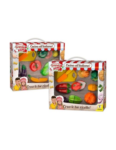 PRESCOLARI: vendita online GRANDE CHEF 65534 SET FRUTTA E VERDURA in offerta