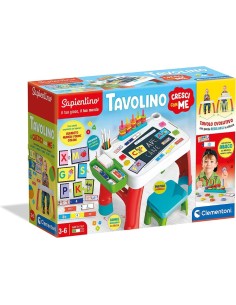PRESCOLARI: vendita online SAPIENTINO CLEMENTONI TAVOLINO CRESCI CON ME GIOCO EDUCATIVO PER BAMBINI in offerta