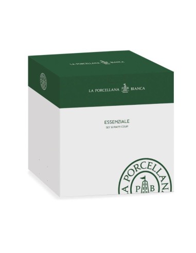 SERVIZI TAVOLA: vendita online Set Tavola Essenziale 12 pezzi Coup - La Porcellana Bianca, Eleganza Minimal in offerta