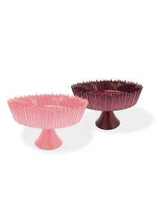 TAVOLA E CUCINA: vendita online ALZATA VETRO CORTINA CON BASE 20X16,5CM COLORI ASSORTITI in offerta