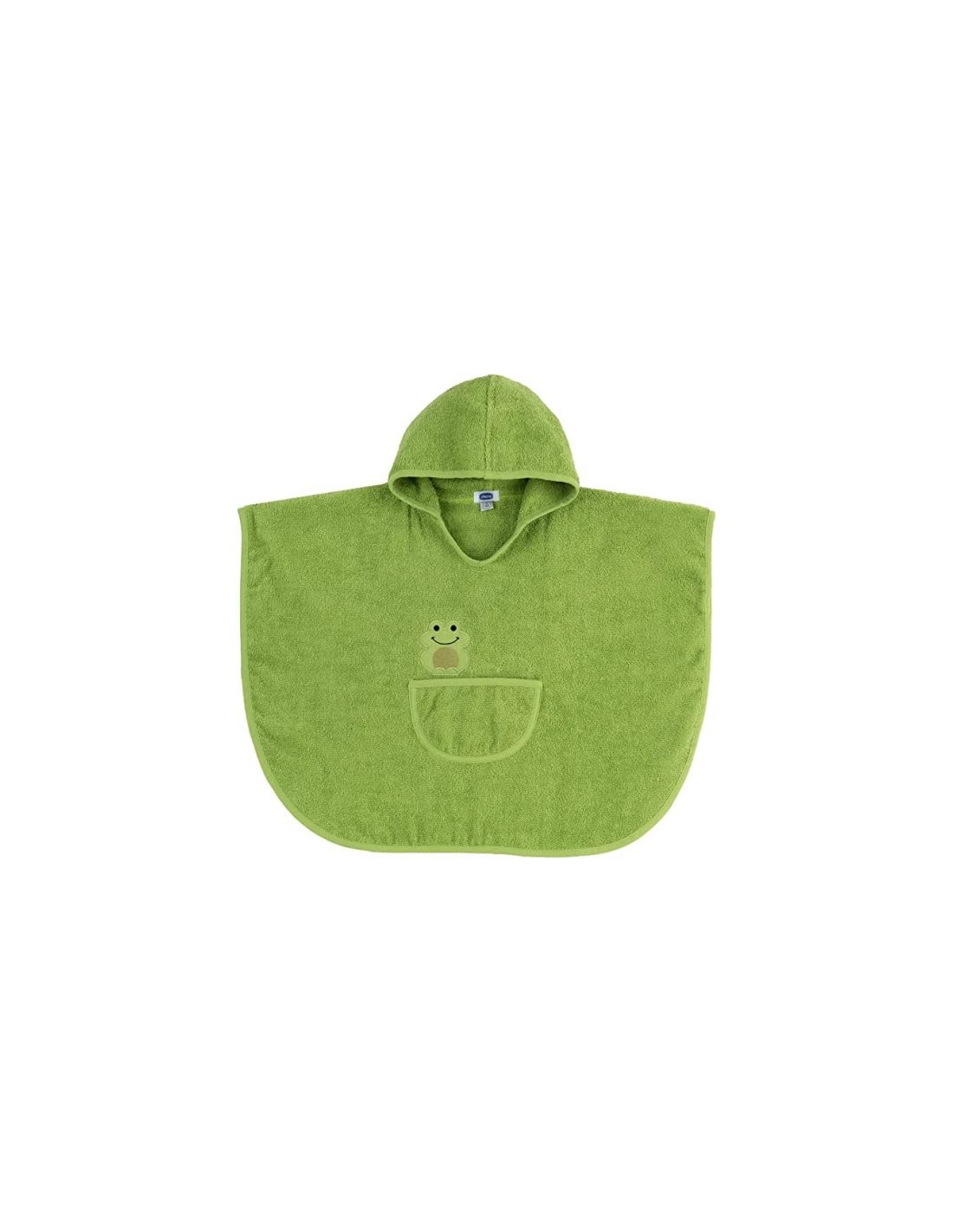TESSILE: vendita online PONCHO SPUGNA VERDE CH 115031 in offerta