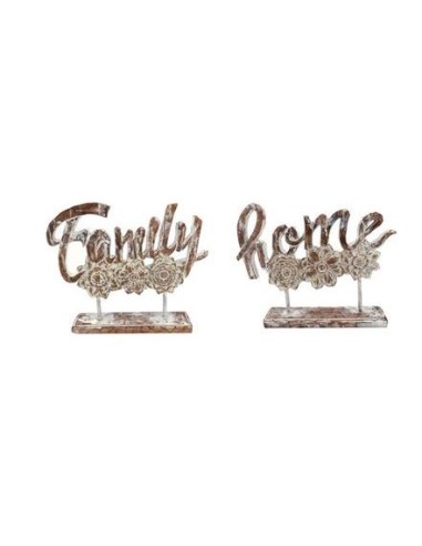 OGGETTISTICA: vendita online DECORAZIONE SCRITTA DH190736 FAMILY/HOME 25X5X21CM RESINA ASSORTITO in offerta