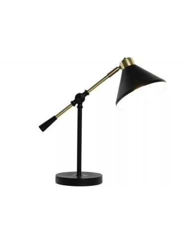 ILLUMINAZIONE: vendita online LAMPADA DA TAVOLO LA200521 METALLO 18X44X40CM NERO/ORO in offerta