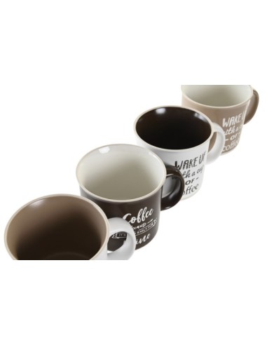 TAZZE CAFFE' E LATTE: vendita online TAZZA MUG PORCELLANA 510ML DECORI ASSORTITI PC202501 in offerta