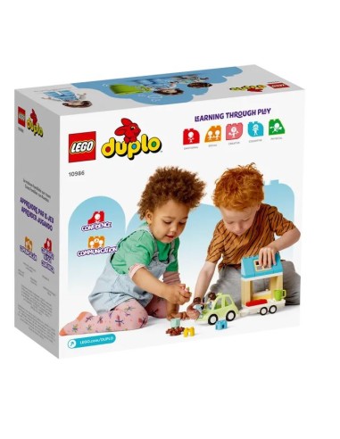 GIOCATTOLO PUBBLICIZZATO: vendita online DUPLO CASA SU RUOTE 10986 in offerta