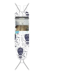 ASSE STIRO: vendita online Asse da stiro Colombo Easy, piano 110x32 cm, compatto, gambe 18 mm, ideale per piccoli spazi in of...