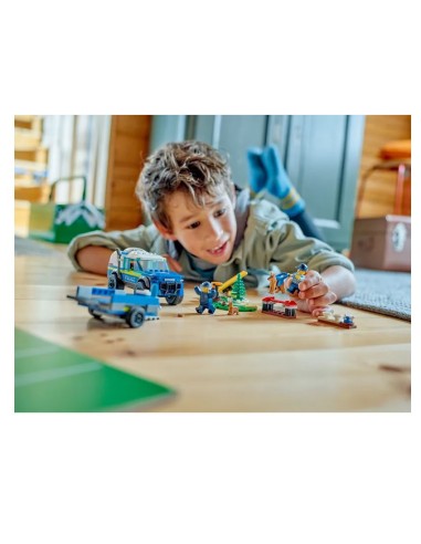 GIOCATTOLO PUBBLICIZZATO: vendita online LEGO 60369 City Addestramento Cinofilo Mobile, SUV Polizia giocattolo, percorso osta...