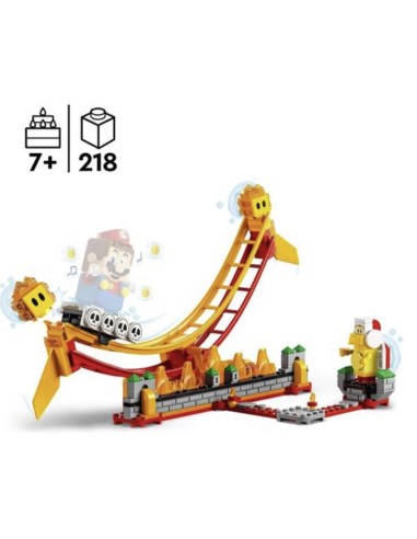 GIOCATTOLO PUBBLICIZZATO: vendita online SUPERMARIO CORSA SULLA LAVA SET ESPANSIONE 71416 in offerta