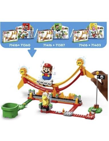GIOCATTOLO PUBBLICIZZATO: vendita online SUPERMARIO CORSA SULLA LAVA SET ESPANSIONE 71416 in offerta