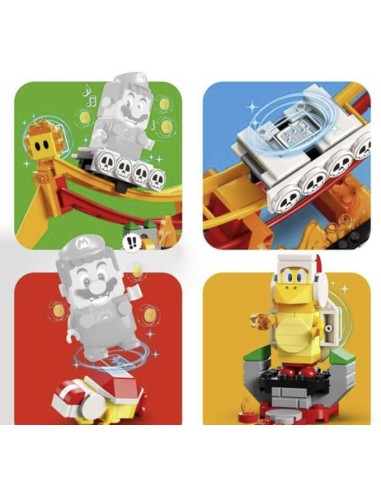 GIOCATTOLO PUBBLICIZZATO: vendita online SUPERMARIO CORSA SULLA LAVA SET ESPANSIONE 71416 in offerta