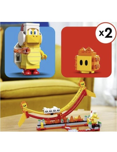 GIOCATTOLO PUBBLICIZZATO: vendita online SUPERMARIO CORSA SULLA LAVA SET ESPANSIONE 71416 in offerta