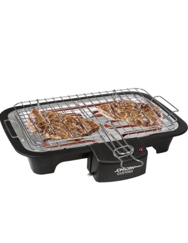 PIASTRE - TOSTAPANE - BISTECCHIERE: vendita online GRIGLIA BARBECUE ELETTRICA GUSTOSO 2000W in offerta