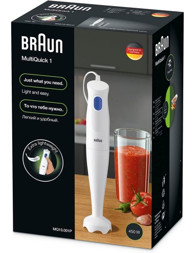 FRULLATORI E TRITATUTTO: vendita online MINIPIMER 450W 0,6LT MULTIQUICK1 MQ10001P in offerta