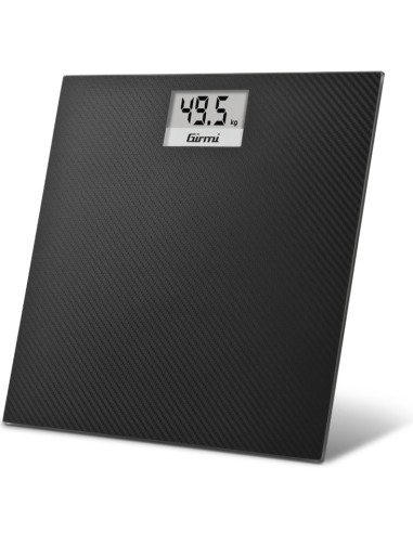 BILANCE PESAPERSONE: vendita online PESAPERSONA BP27 VETRO 150KG/100GR EFFETTO CARBONIO in offerta
