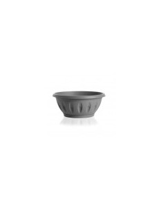 VASI E SOTTO VASI: vendita online CIOTOLA ALBA 20CM GRIGIO CON SOTTOVASO 31720 in offerta