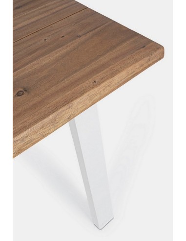 TAVOLI: vendita online TAVOLO OSLO 200X100 BIANCO/NATURALE 0806909 in offerta