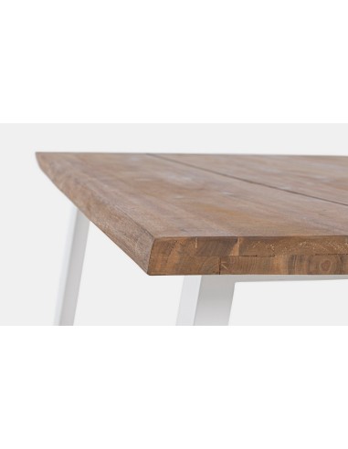 TAVOLI: vendita online TAVOLO OSLO 200X100 BIANCO/NATURALE 0806909 in offerta