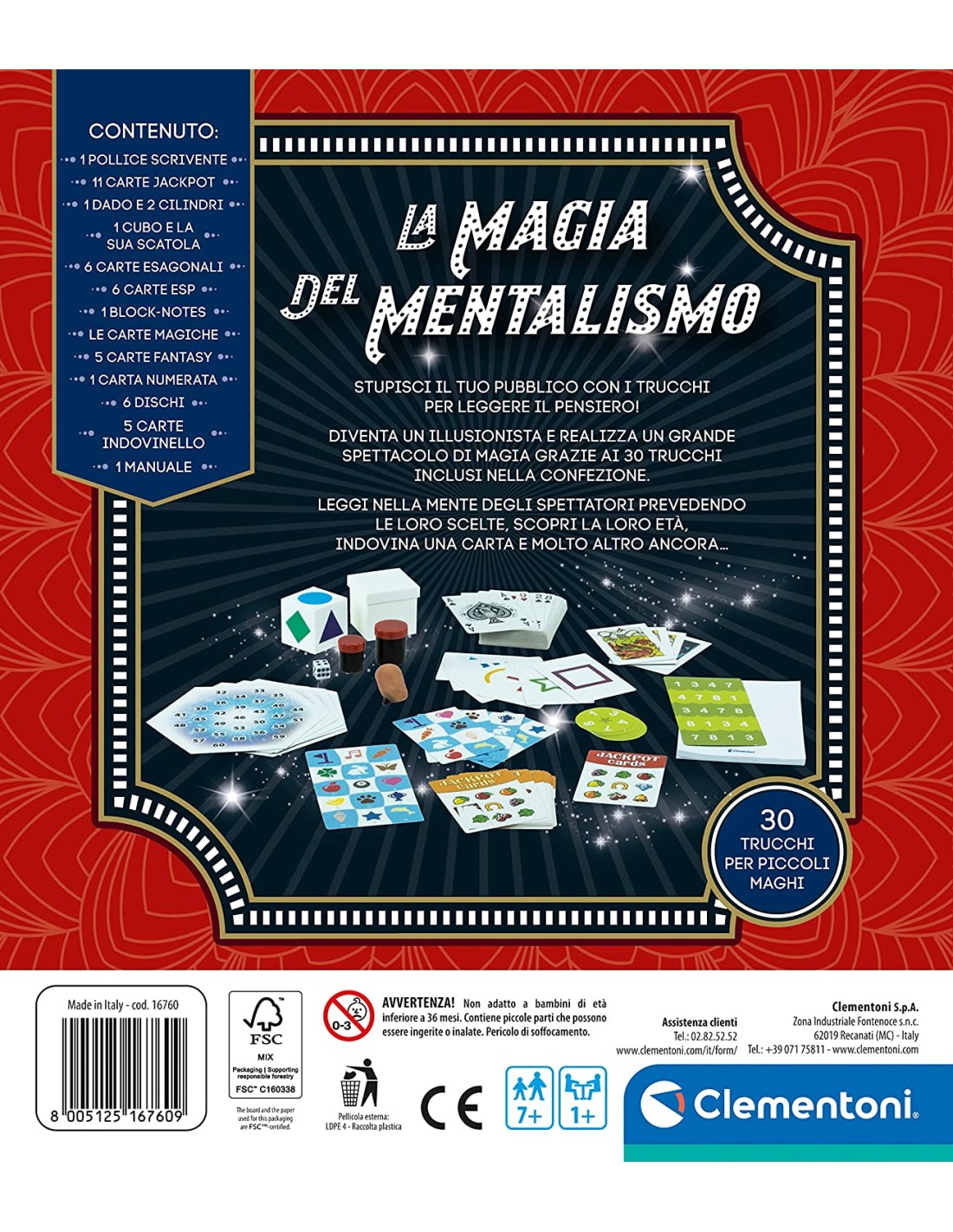 PRESCOLARI: vendita online GIOCO LA MAGIA DEL MENTALISMO 16760 in offerta