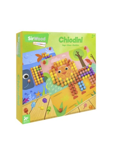 PRESCOLARI: vendita online LEGNOLAND 41609 CHIODINI 210PZ TESSERE ANIMALI in offerta