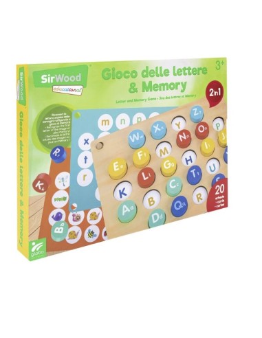 PRESCOLARI: vendita online LEGNOLAND 41692 GIOCO DELLE LETTERE E MEMORY in offerta