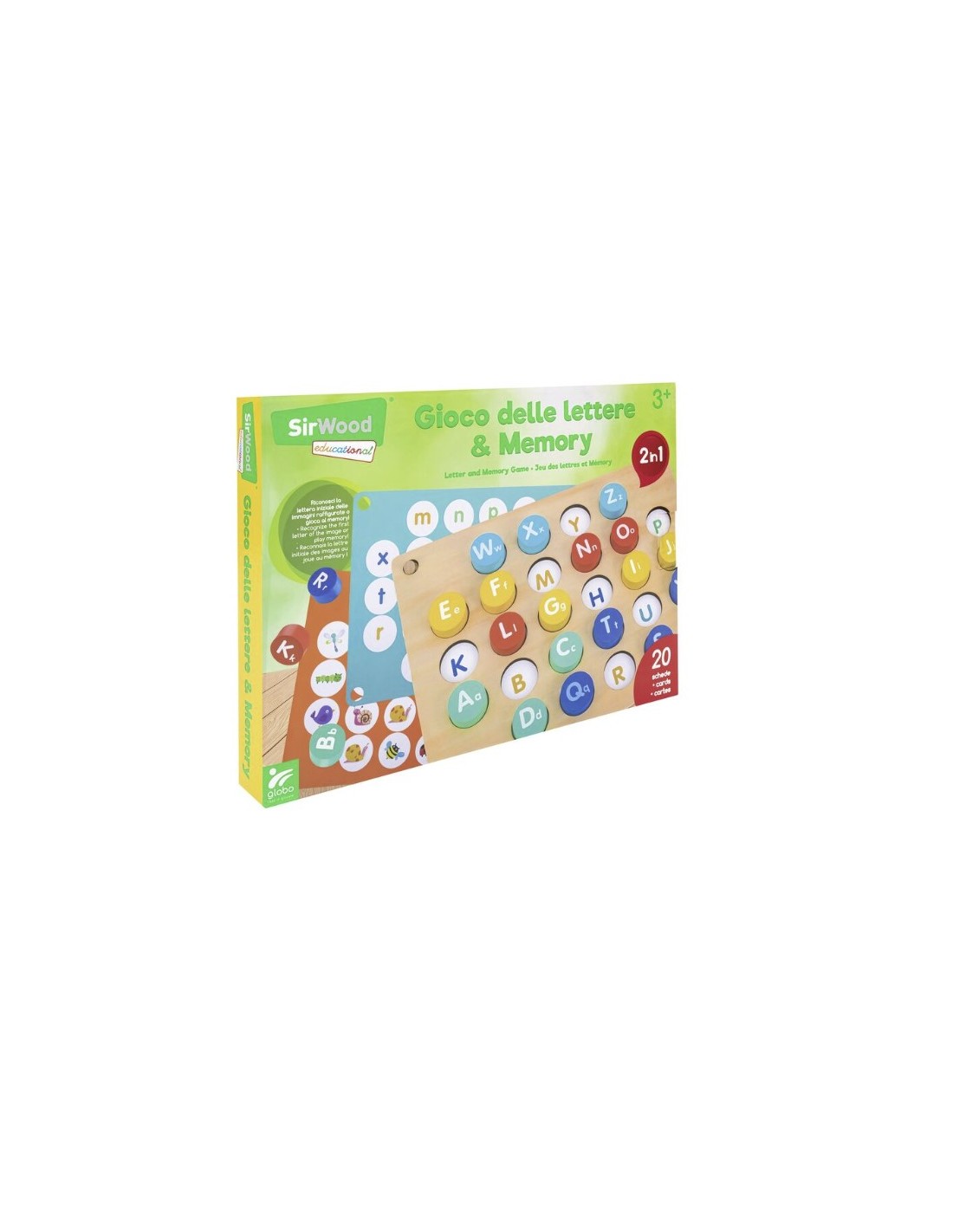 PRESCOLARI: vendita online LEGNOLAND 41692 GIOCO DELLE LETTERE E MEMORY in offerta