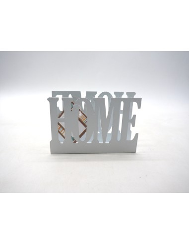 OGGETTISTICA: vendita online PORTASALVIETTE 71397 HOME METALLO BIANCO 15X10X4CM in offerta