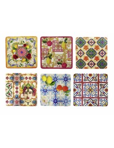 MELAMINA: vendita online SOTTOPENTOLA 1645-4010 18X18CM DECORI ASSORTITI in offerta