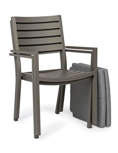SEDIE E POLTRONE: vendita online POLTRONA HELINA COFFEE CON CUSCINO 0662935 in offerta