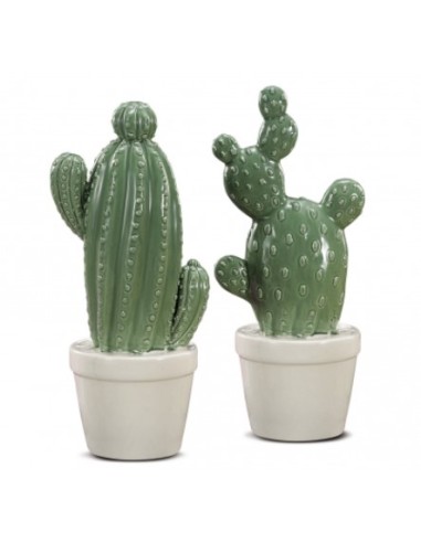 OGGETTISTICA: vendita online DEC CACTUS 46669 CERAMICA H25CM ASSORTITO in offerta