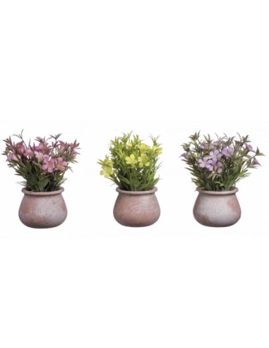 PIANTE E FIORI CON VASO: vendita online VASO CON FIORI 66059 COLORI ASSORTITI 11X22CM in offerta