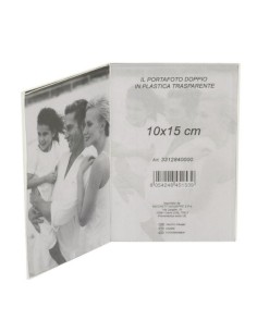 PORTAFOTO E CORNICI: vendita online PORTAFOTO 331284 PLASTICA EASY DOPPIO in offerta
