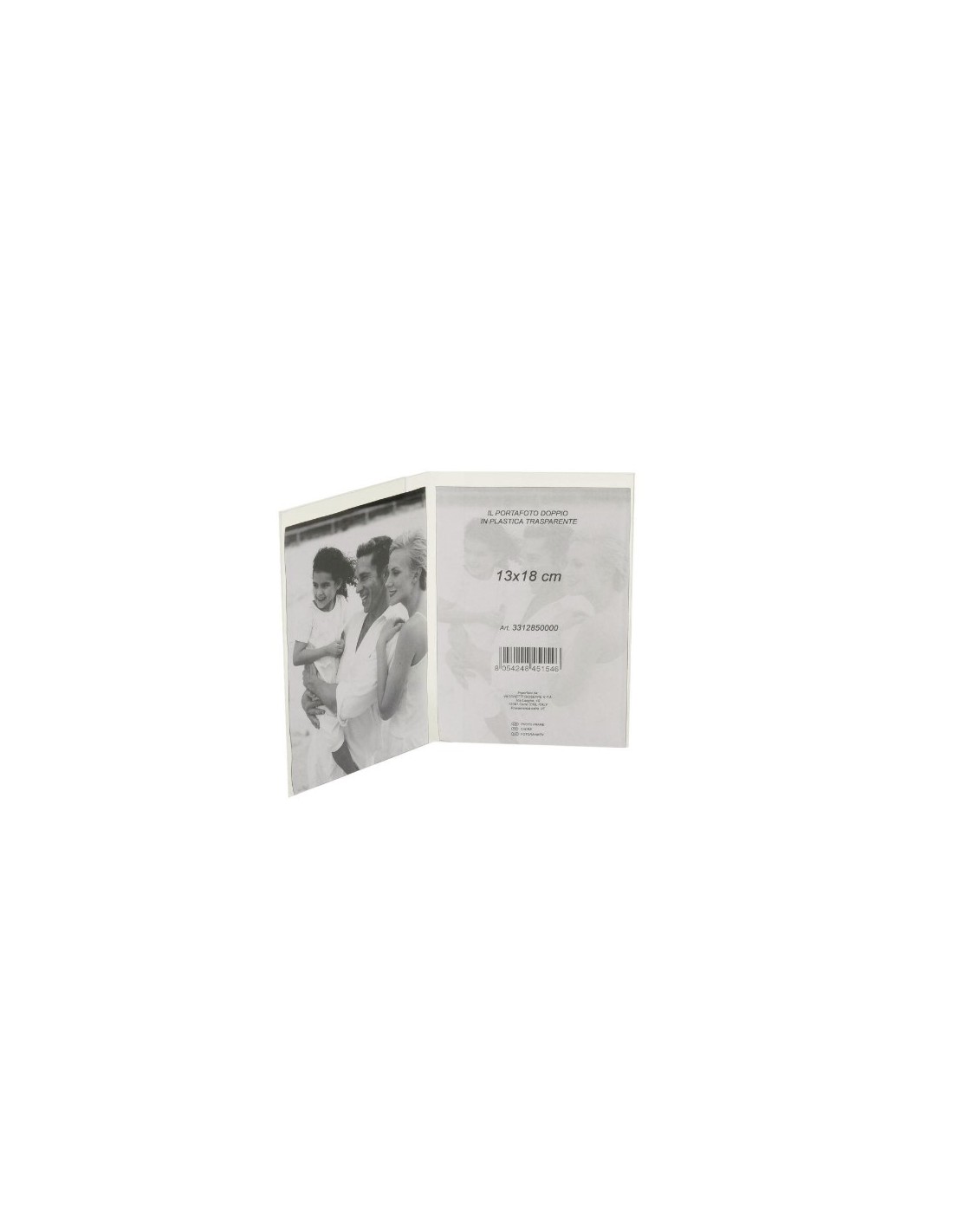 PORTAFOTO E CORNICI: vendita online PORTAFOTO 331285 PLASTICA EASY DOPPIO 13X18 in offerta