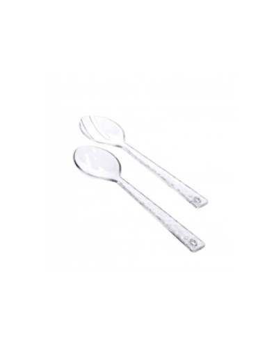 POSATERIA: vendita online SET 2 CUCCHIAI PLASTICA 29CM in offerta