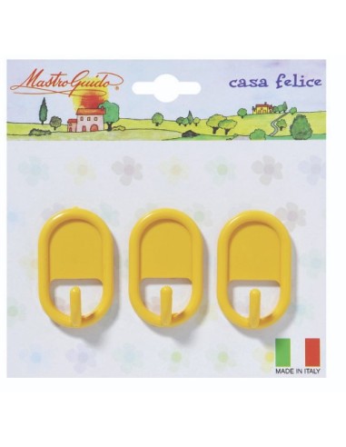 ACCESSORI VARI: vendita online 07710 BLISTER 3 GANCI MEDI in offerta