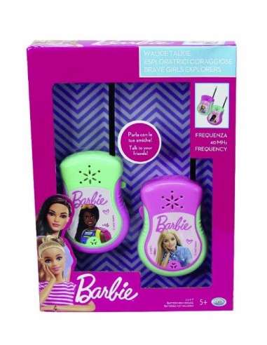 GIOCHI GIRL: vendita online Walkie Talkie Barbie Esploratrici Coraggiose - Frequenza 40 MHz, Distanza Ricezione 50-80 mt in o...