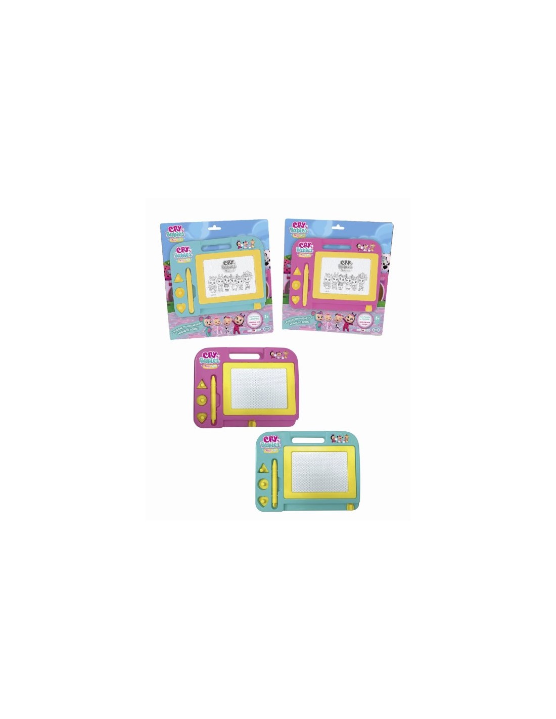 GIOCATTOLO PUBBLICIZZATO: vendita online CRY BABIES 45621 LAVAGNETTA MAGNETICA in offerta