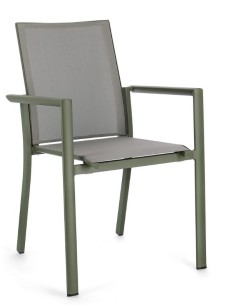 SEDIE E POLTRONE: vendita online SEDIA KONNOR VERDE CON BRACCIOLI 0663302 in offerta