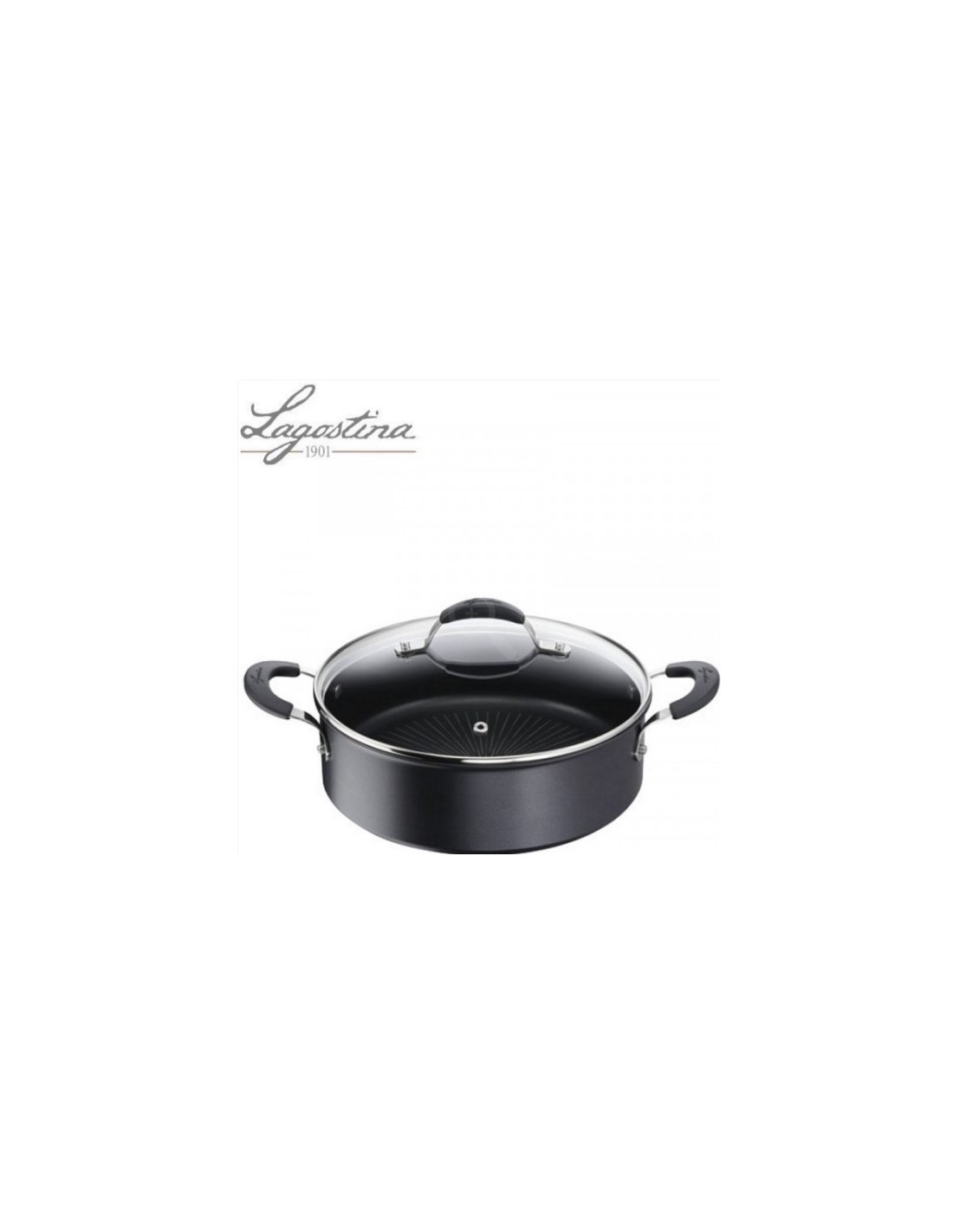 PENTOLE - COPERCHI ACCIAIO: vendita online TEMPRA BASSA 2M 26CM+COPERCHIO in offerta